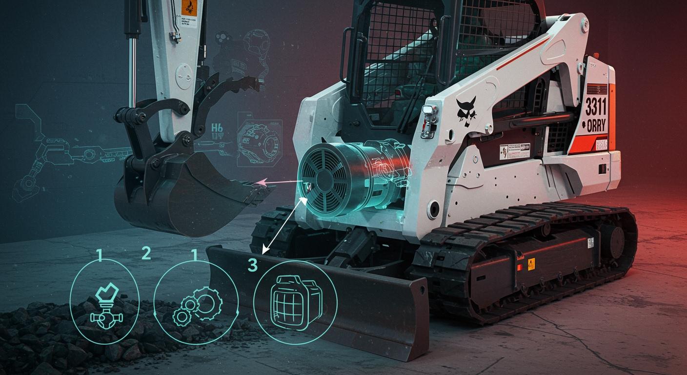 3 simple steps for bobcat parts 331 excavator blower motor fix