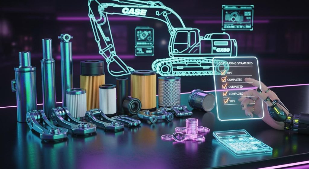 6 money-saving tips for buying Case CX80 excavator parts