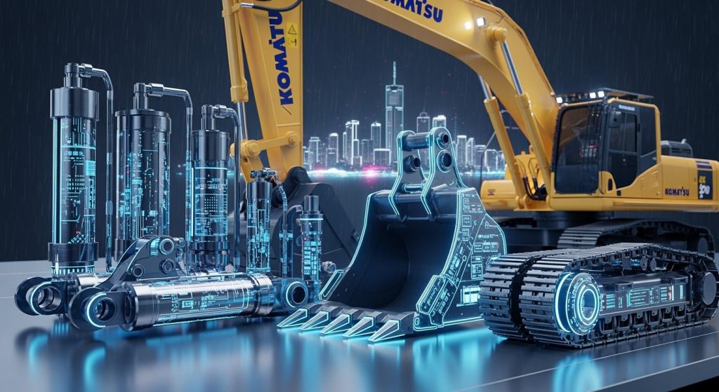 What to look for when buying Komatsu excavator parts in Brisbane