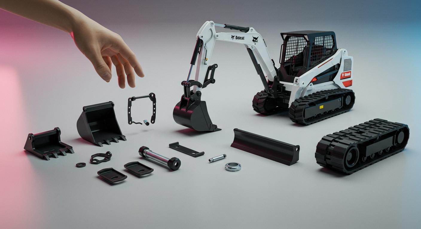 Bobcat 334 mini excavator parts made easy to pick