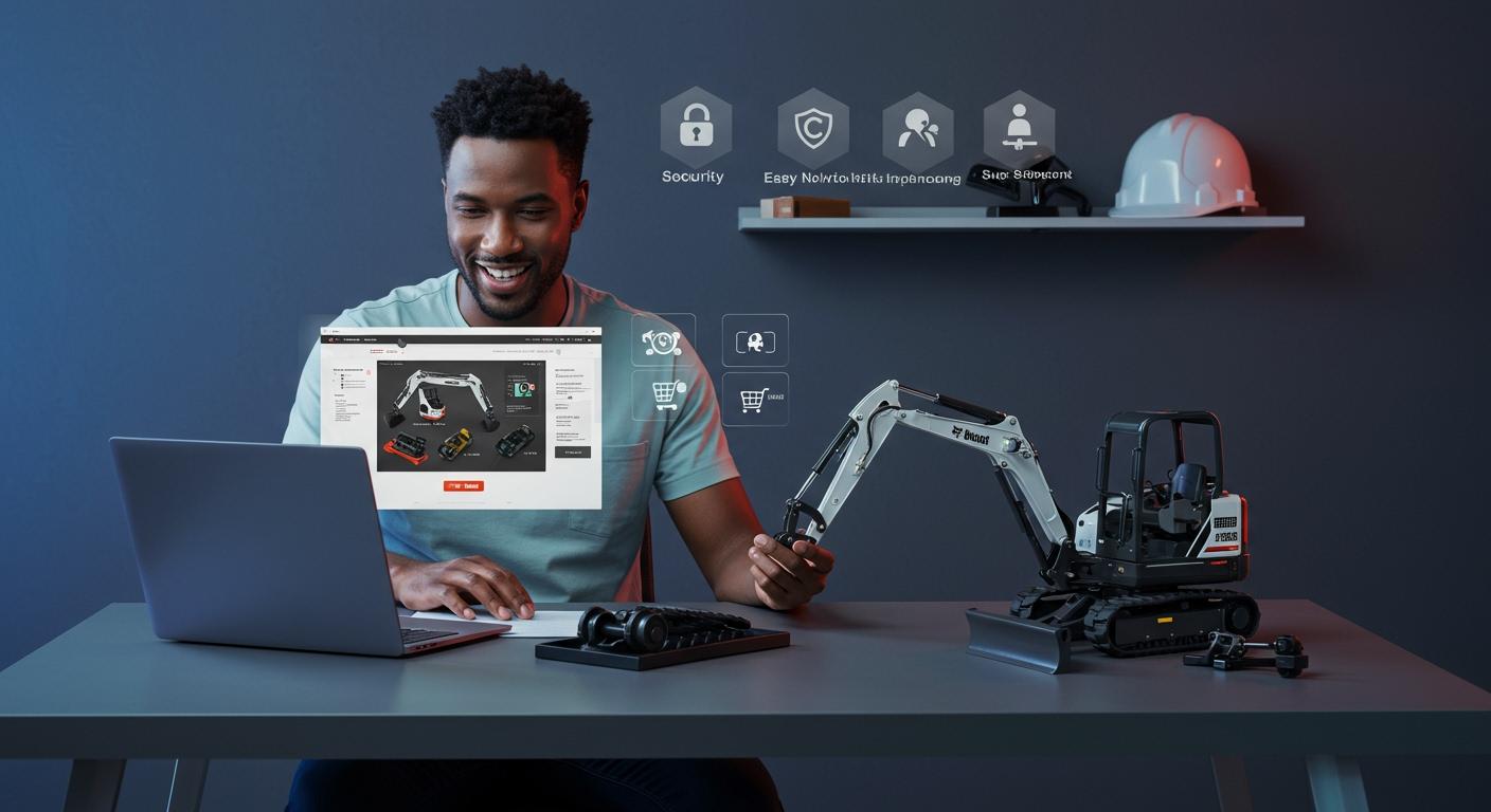 Bobcat mini excavator parts online made easy and safe