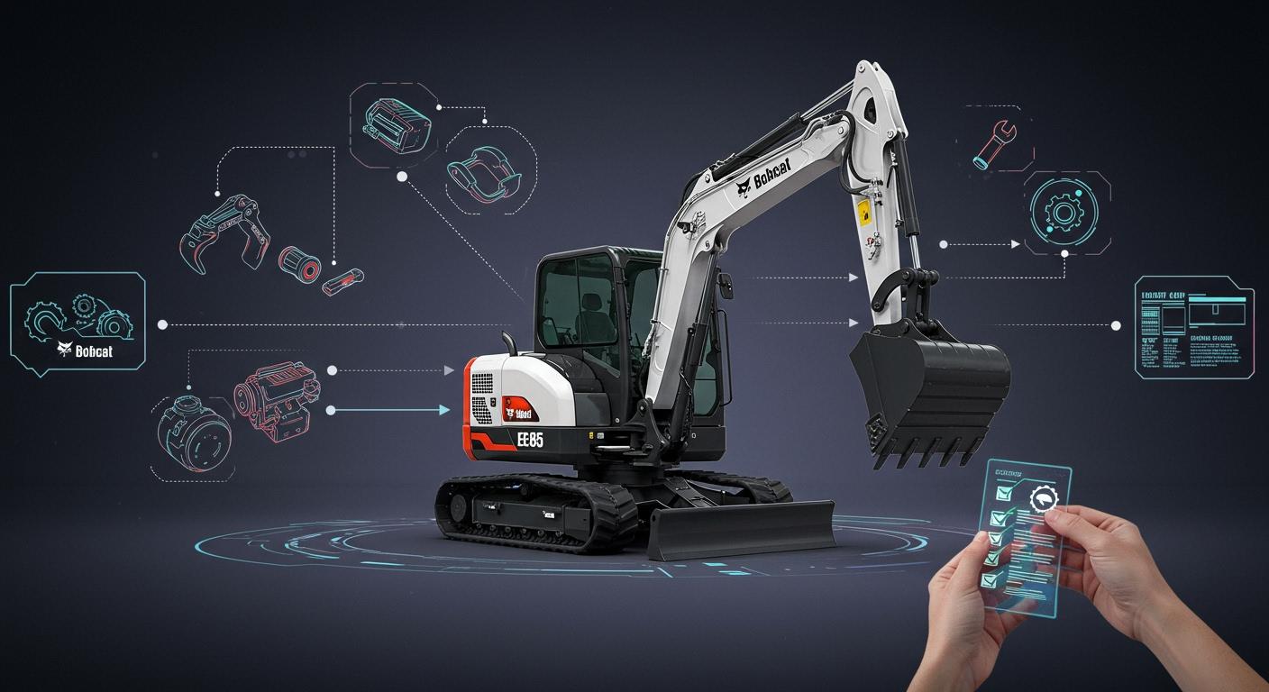 How to Identify Compatible Parts for Your Bobcat E85 Excavator