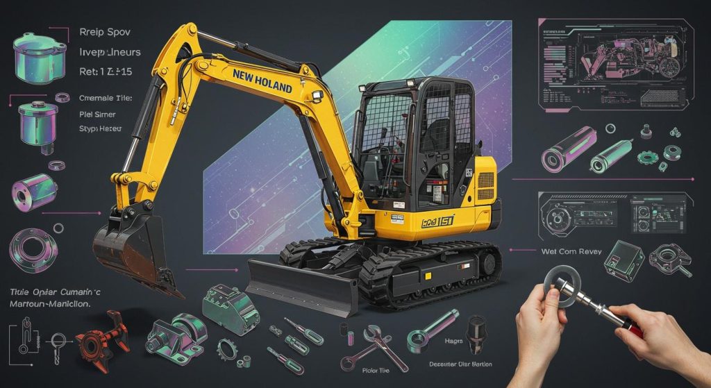 Step-by-Step Guide to Replacing Used Parts on a 2001 New Holland EC15 Mini Excavator