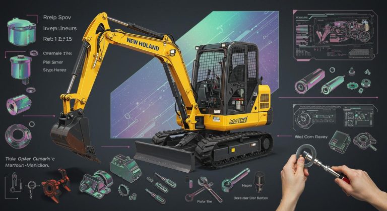 Step-by-Step Guide to Replacing Used Parts on a 2001 New Holland EC15 Mini Excavator