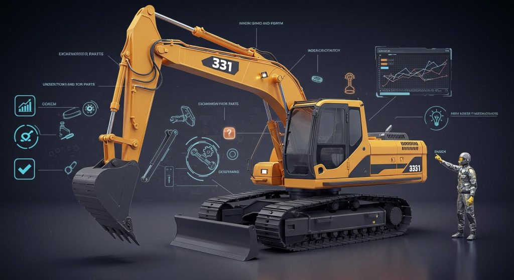 331 excavator for parts made easy for everyone