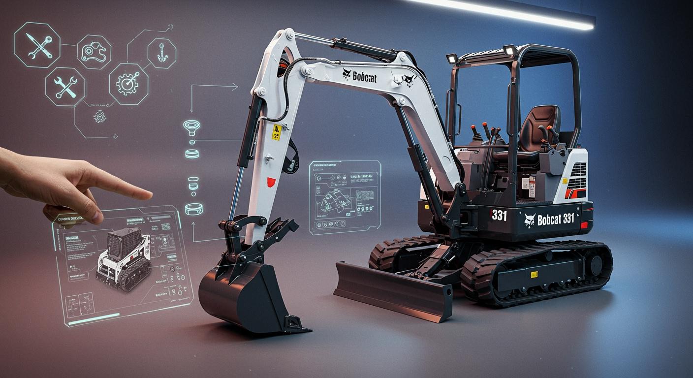 Bobcat mini excavator 331 parts made easy for you