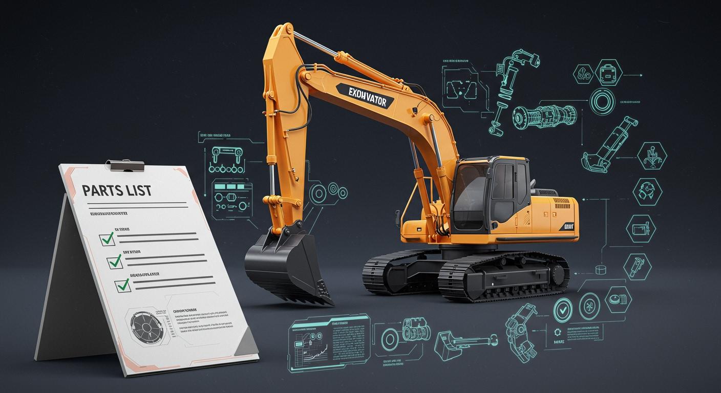 What You Will Find in a Bobcat 331 Excavator Parts List