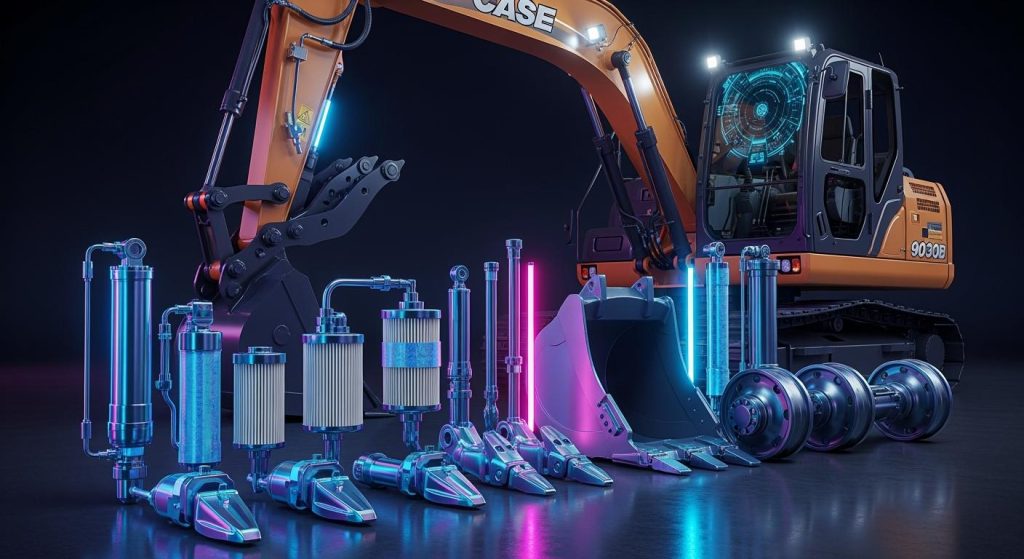 Case 9030B excavator parts you’ll replace most often