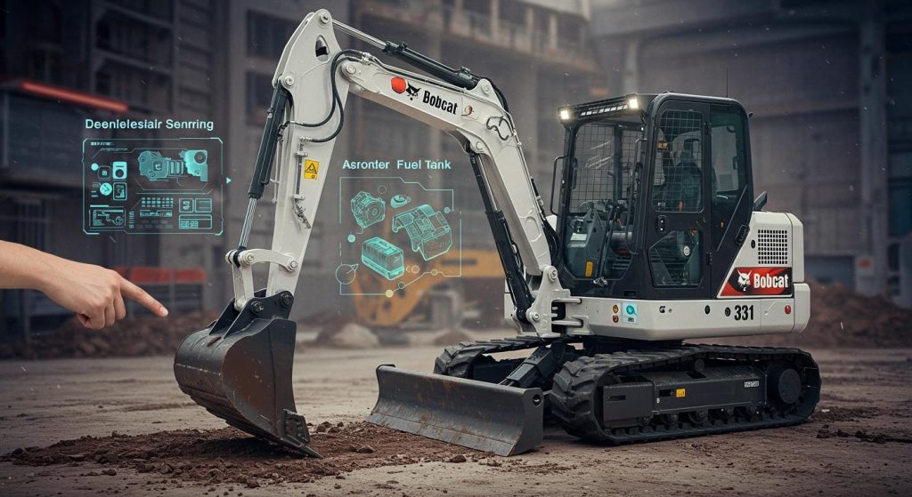 Bobcat 331 excavator fuel tank parts made easy for beginners