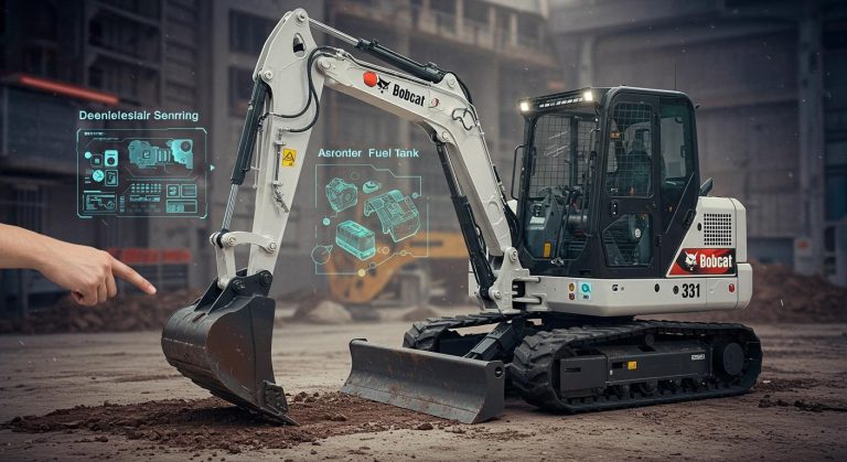 Bobcat 331 excavator fuel tank parts made easy for beginners