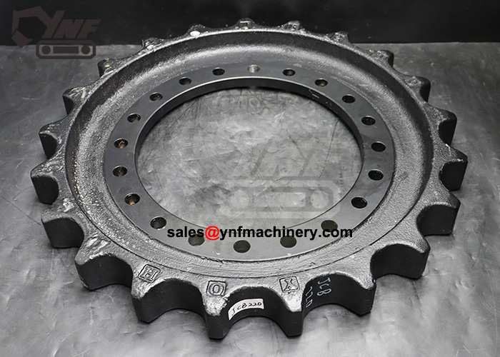 Heavy-duty undercarriage drive sprocket for JCB220