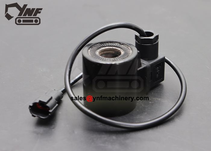 Excavator hydraulic valve coil 12V replacement