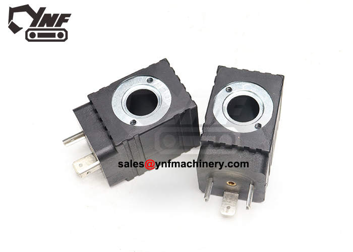 12V hydraulic valve coil for excavator systems