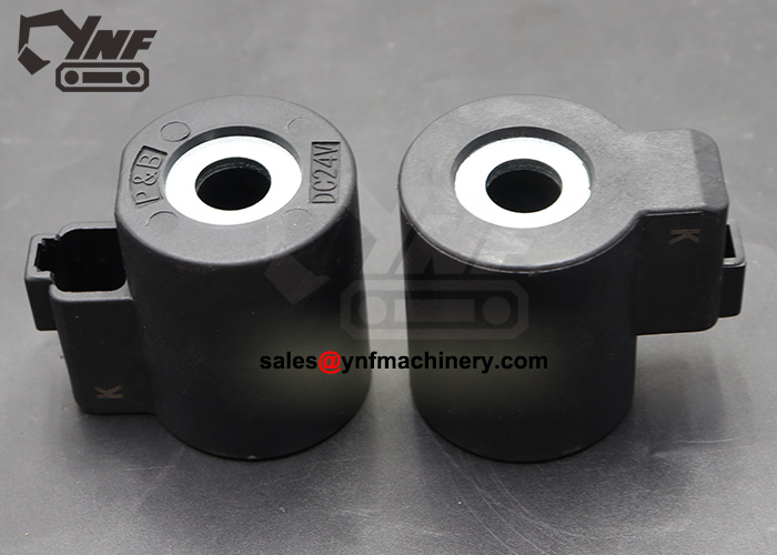 Heavy-duty electromagnetic coil for hydraulic valve