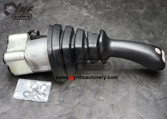 JCB JS200 excavator control lever with 4-button handle