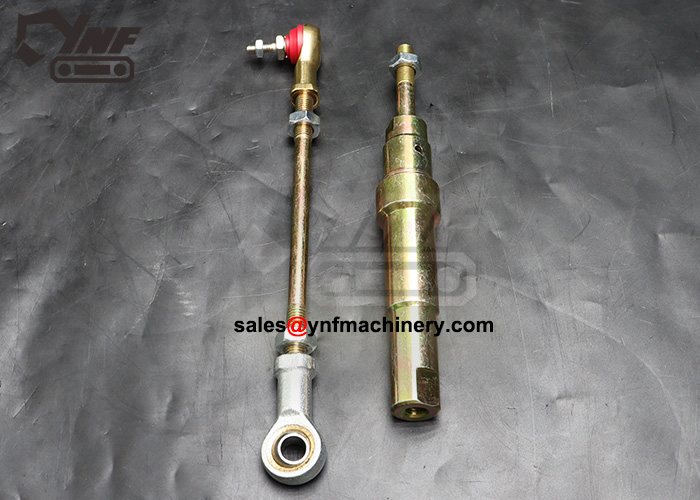 Excavator throttle motor spring mechanism