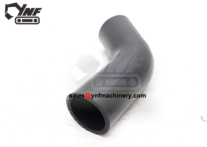 Radiator bypass hose for excavator engine