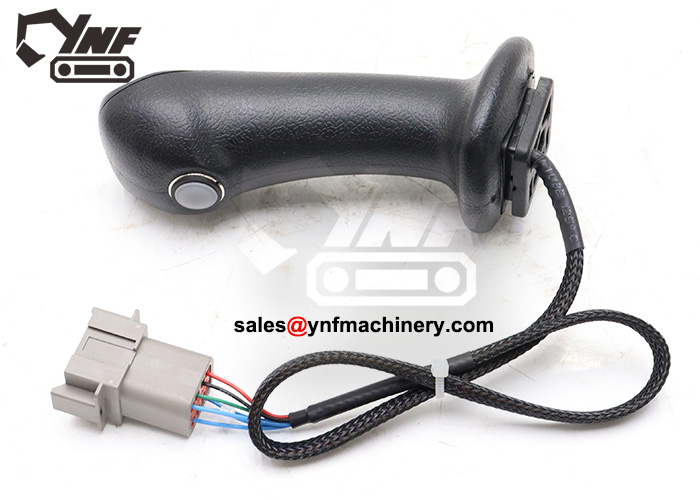 Durable joystick control handle for mini excavators