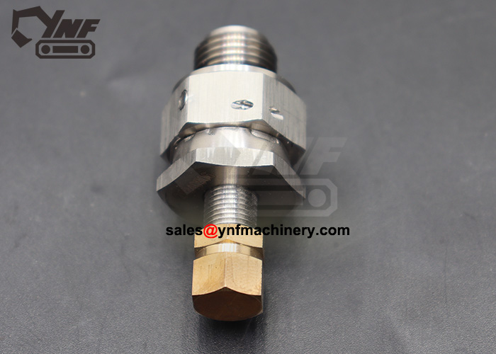 Excavator hydraulic pipe fitting connector