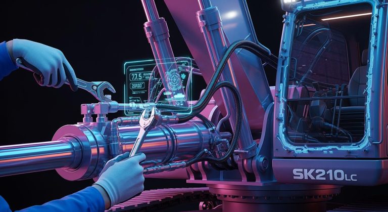 How to Service SK210LC Hydraulic Parts Step by Step