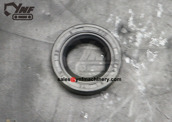 Excavator rotary shaft oil seal