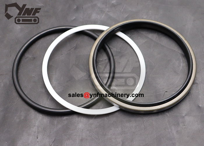 Excavator track tensioner cylinder seals