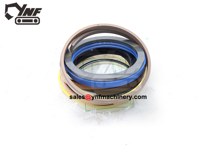Excavator boom cylinder sealing components