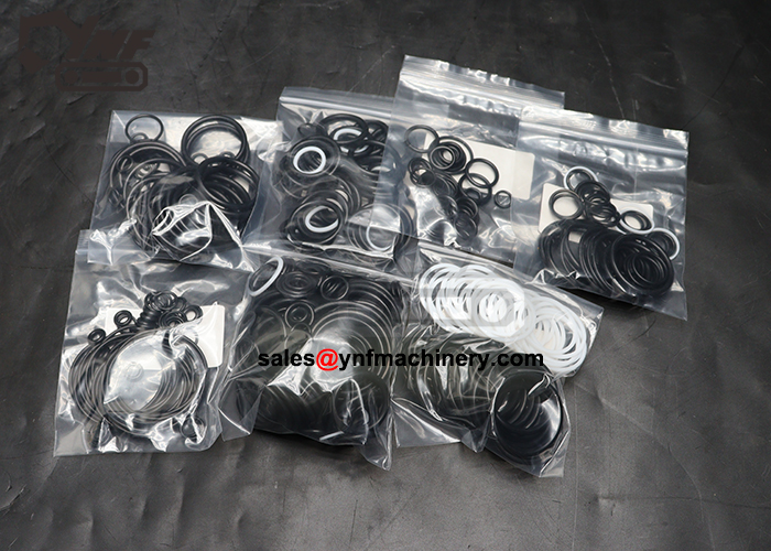 Excavator main control valve sealing components