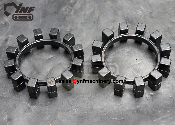 Heavy duty excavator pump coupling rubber
