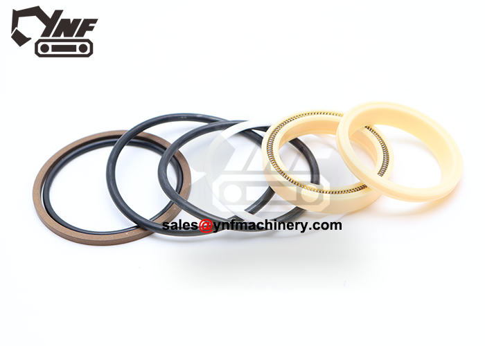 Arm cylinder piston and rod seal set