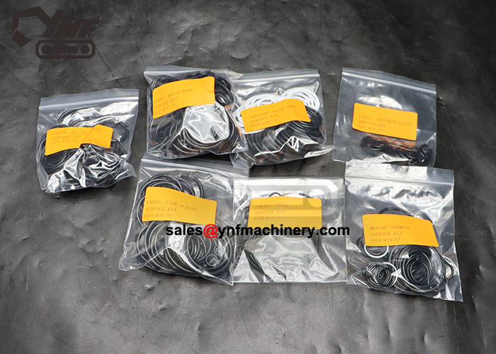 O-rings and spool seals for PC220-8 valve