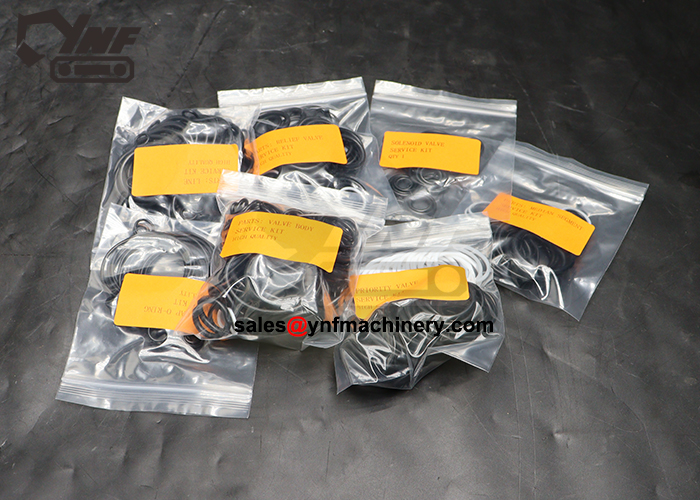 O-rings, piston seals, and gasket seals for control valve