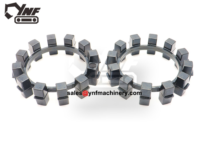 Engine to pump drive rubber coupling