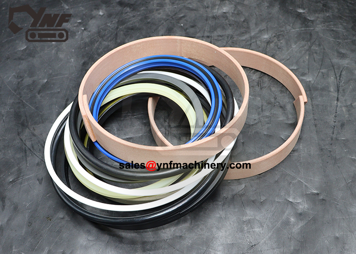 Excavator stick cylinder seal components