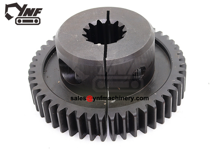 Steel gear hub for flange coupling