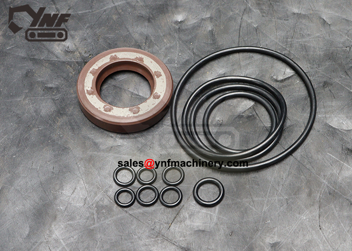 High-pressure seals for excavator hydraulic pump