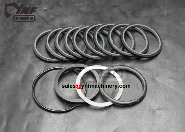 Wear-resistant seals for excavator center joint