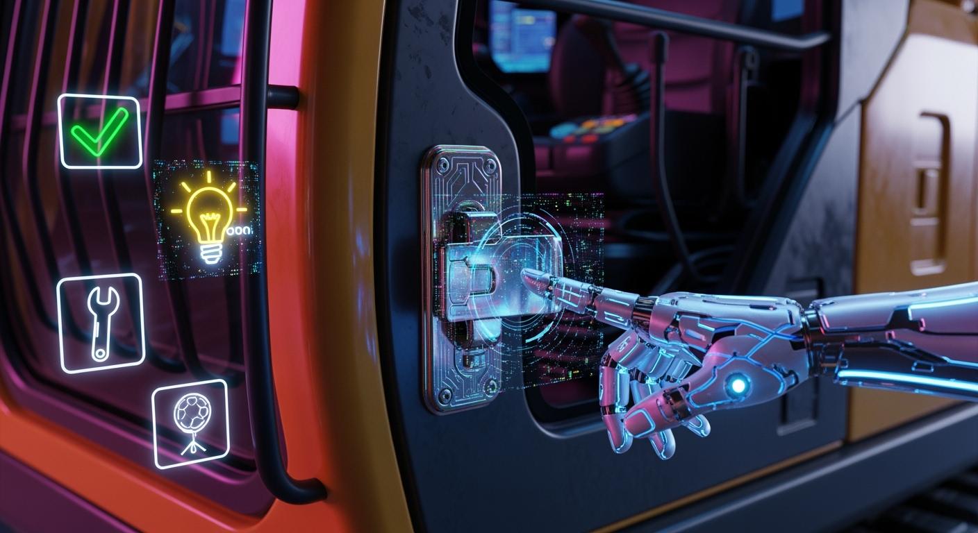 Case excavator door latch part tips for easy selection