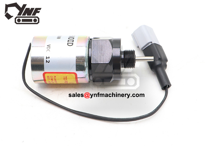 Engine stop switch solenoid assembly