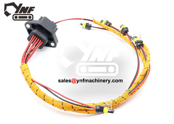 High-temperature injector wiring for CAT330D
