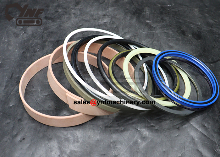 Heavy-duty excavator hydraulic ram seal kit