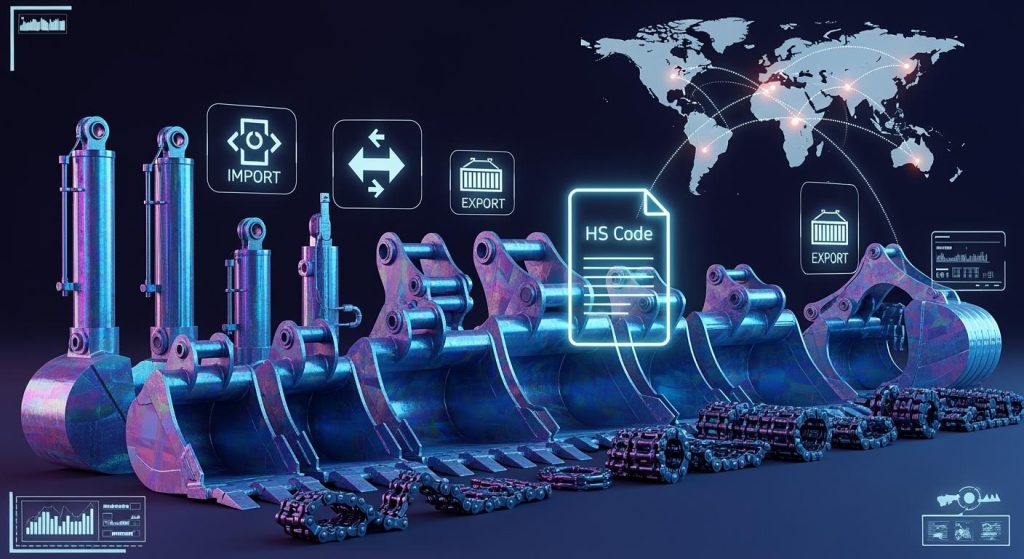 HS code for excavator spare parts for importers and exporters