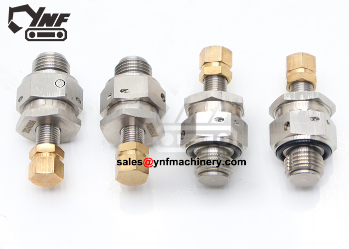 Valve block connection fitting for machinery