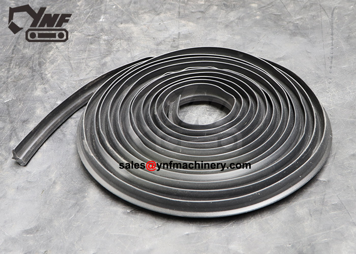 Small size black rubber seal for excavator swing bearing