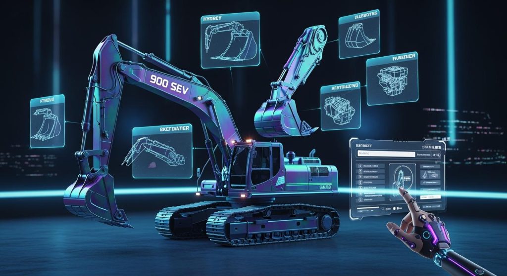 1985 900 SEV excavator parts made easy to find