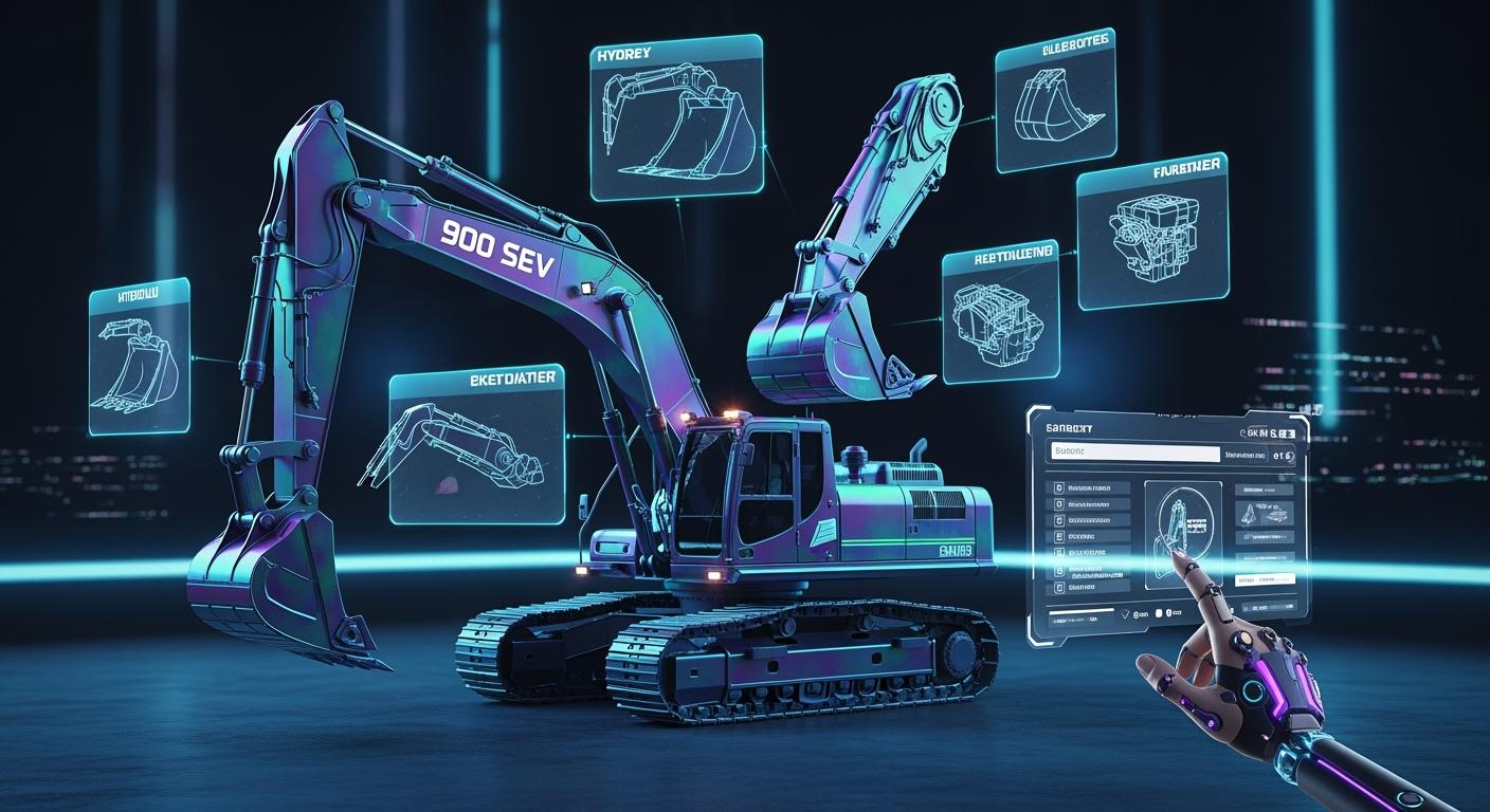 1985 900 SEV excavator parts made easy to find