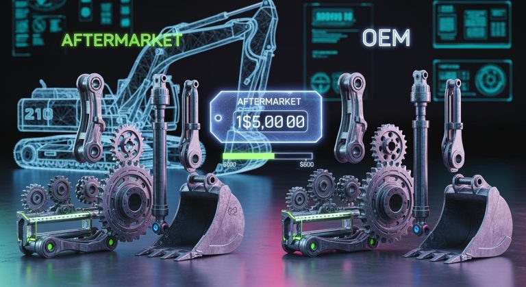 210 Excavator Parts Price Analysis Between Aftermarket and OEM Brands