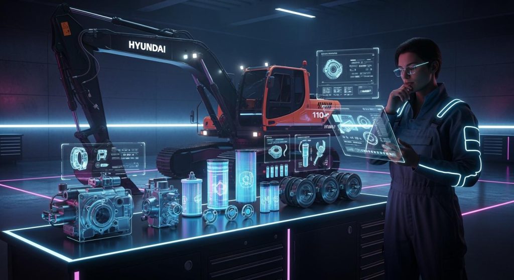 How to Select the Best Spare Parts for Hyundai 110-7 Excavators