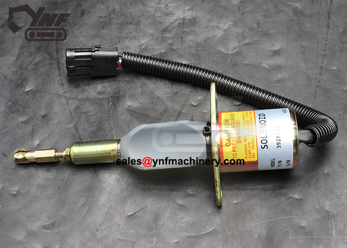 Diesel engine stop solenoid
