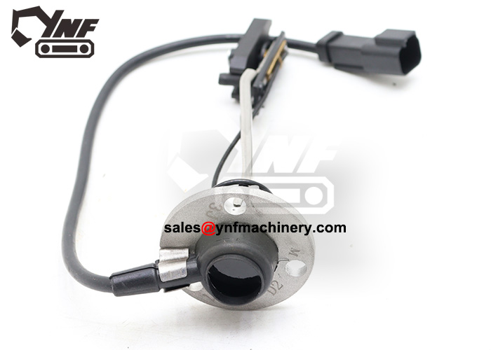 Excavator oil sump level sensor